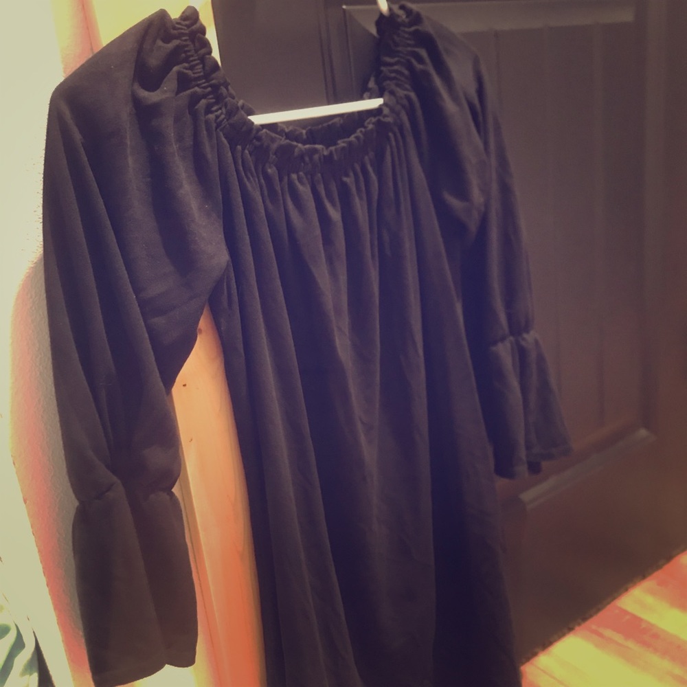 Black Off Shoulder Dress